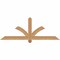 Ekena Millwork Redmond Smooth Timber Gable Bracket, Western Red Cedar, 60"W x 22"H x 3 1/2"D x 3 1/2"F, 9/12 Pitch GBW060X22X0404RED00SWR - alternate 1
